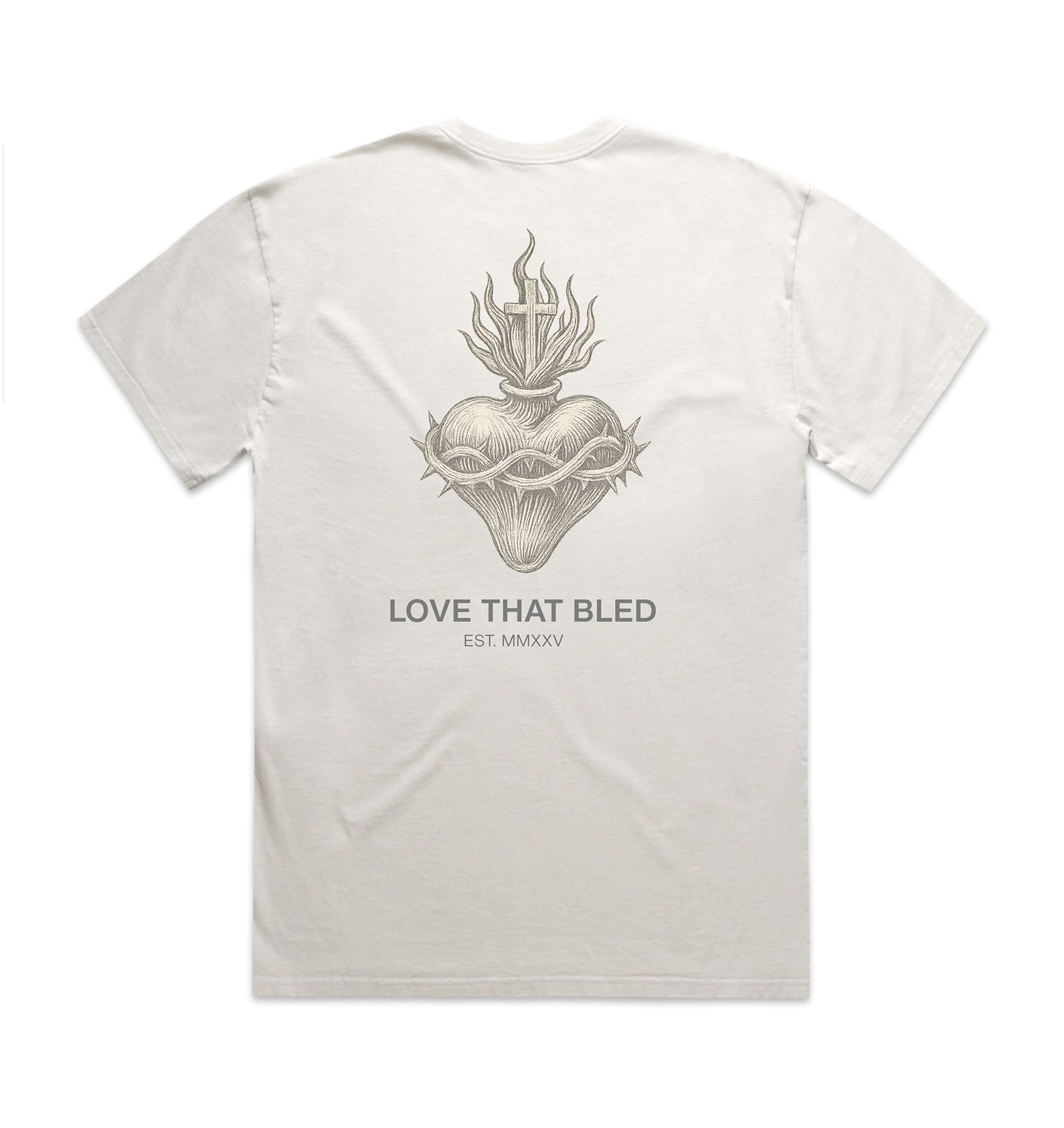 B1C2V3 – Love That Bled Tee / Faded White