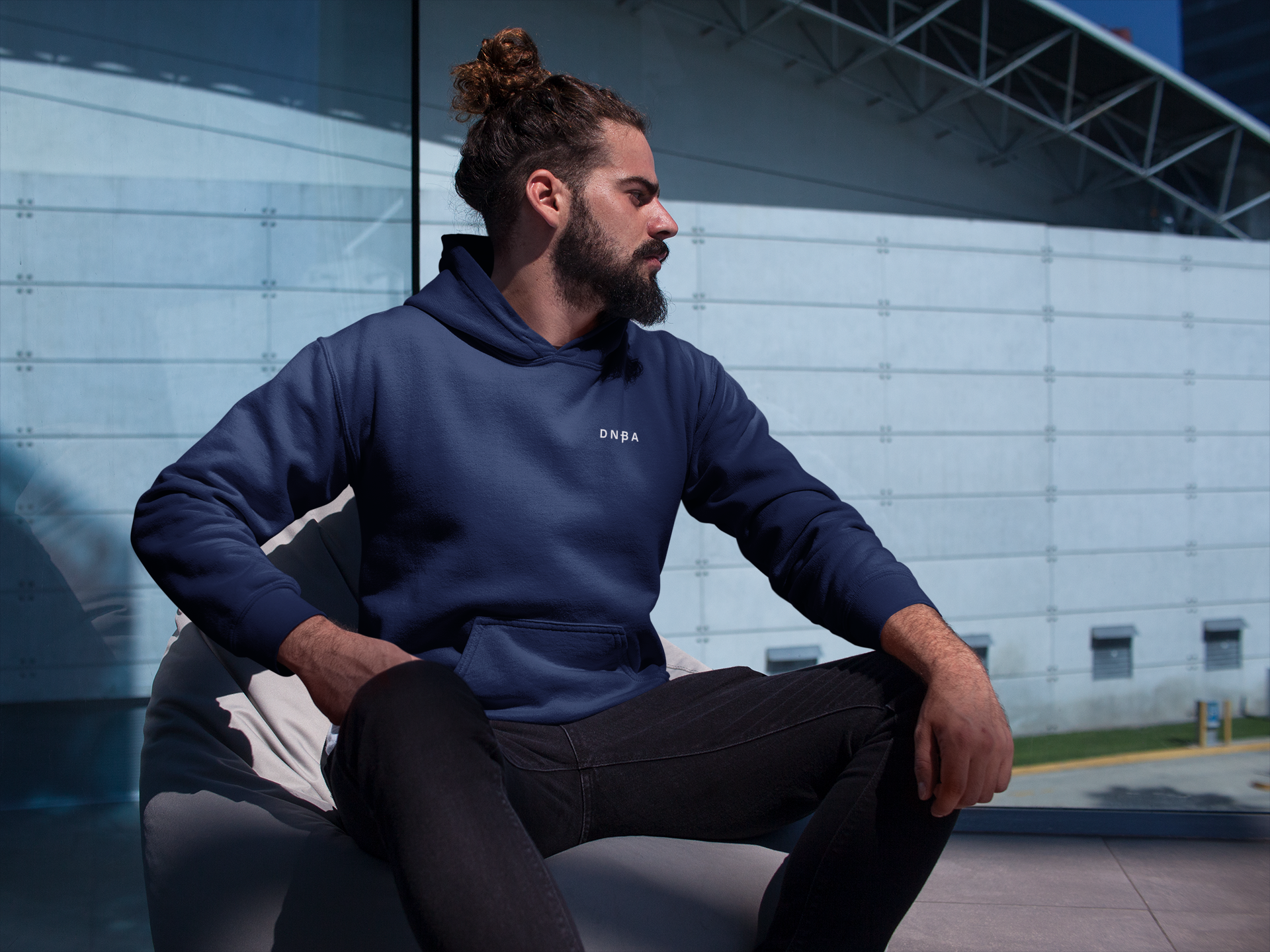 B1C1V11 – Signature Hoodie / Midnight Blue